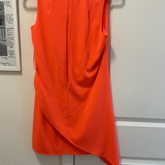 Asymmetrical Orange Dress - Picture 3 of 3
